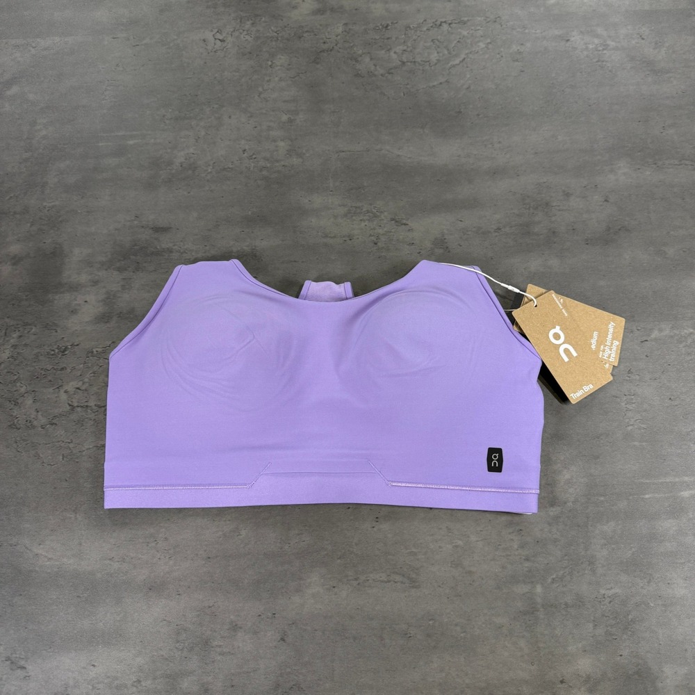 On Cloud Running Sports Bra L Train Bra Bloom Medium Support High Intensity NEW